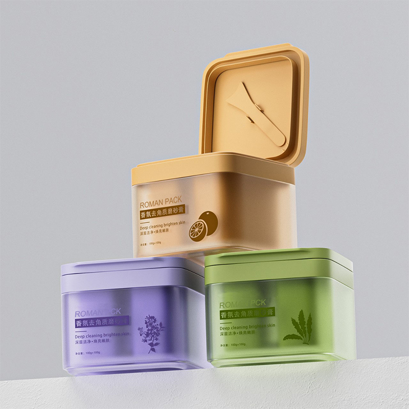 Pot carré vide en plastique pour cosmétiques, soins pour la peau, crème blanchissante, beurres corporels, crème solaire, hydratant, conteneur avec cuillère, 150g, 300g Pot carré vide en plastique pour cosmétiques, soins pour la peau, crème blanchissante, beurres corporels, crème solaire, hydratant, conteneur avec cuillère, 150g, 300g