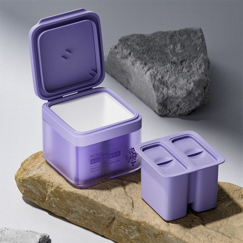 Pot carré vide en plastique pour cosmétiques, soins pour la peau, crème blanchissante, beurres corporels, crème solaire, hydratant, conteneur avec cuillère, 150g, 300g Pot carré vide en plastique pour cosmétiques, soins pour la peau, crème blanchissante, beurres corporels, crème solaire, hydratant, conteneur avec cuillère, 150g, 300g