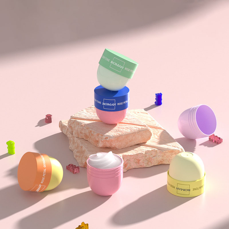 Pots de crème ronds vides en plastique de 50ml, bouteilles à large bouche, pot de crème pour gommages du visage, conteneurs d'emballage cosmétique de 50g Pots de crème ronds vides en plastique de 50ml, bouteilles à large bouche, pot de crème pour gommages du visage, conteneurs d'emballage cosmétique de 50g