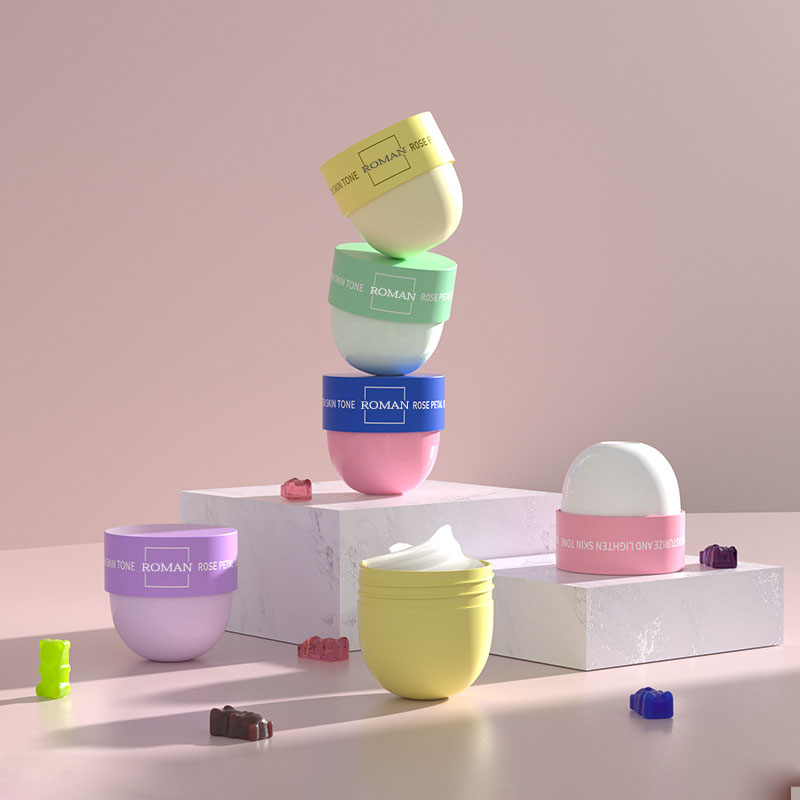 Pots de crème ronds vides en plastique de 50ml, bouteilles à large bouche, pot de crème pour gommages du visage, conteneurs d'emballage cosmétique de 50g Pots de crème ronds vides en plastique de 50ml, bouteilles à large bouche, pot de crème pour gommages du visage, conteneurs d'emballage cosmétique de 50g