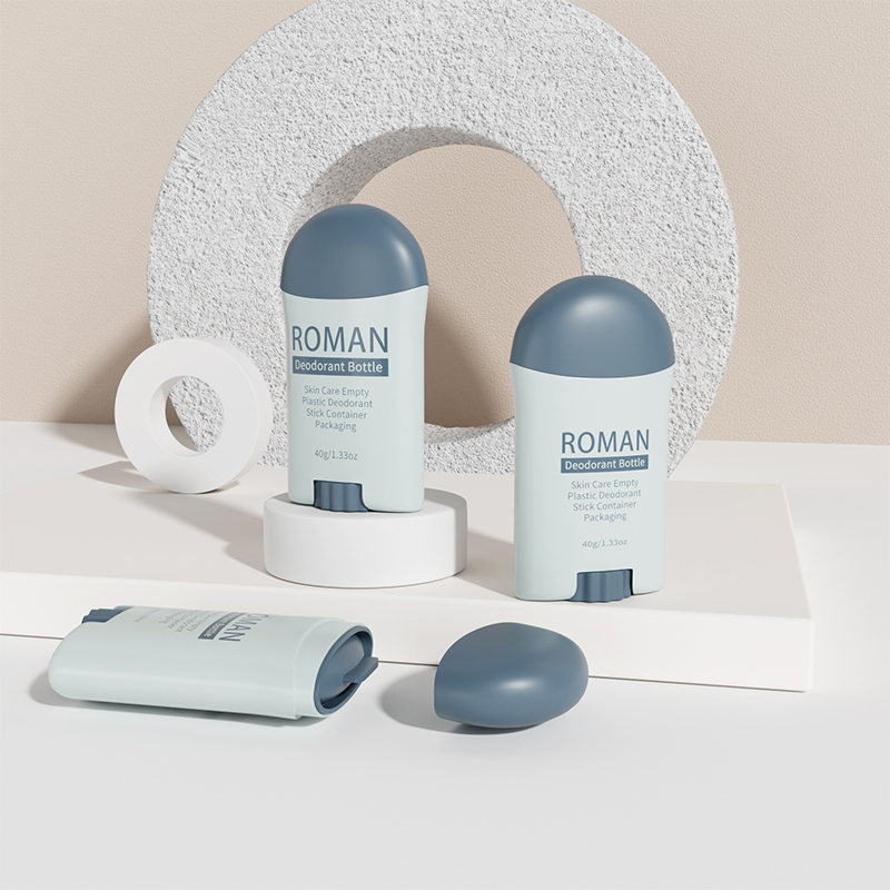 Sérigraphie cosmétique en plastique PP Twist Up blanc 40g bâton conteneur Tube mat déodorant rouleau sur bouteille Sérigraphie cosmétique en plastique PP Twist Up blanc 40g bâton conteneur Tube mat déodorant rouleau sur bouteille