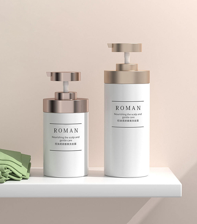 Bouteille de soin en plastique