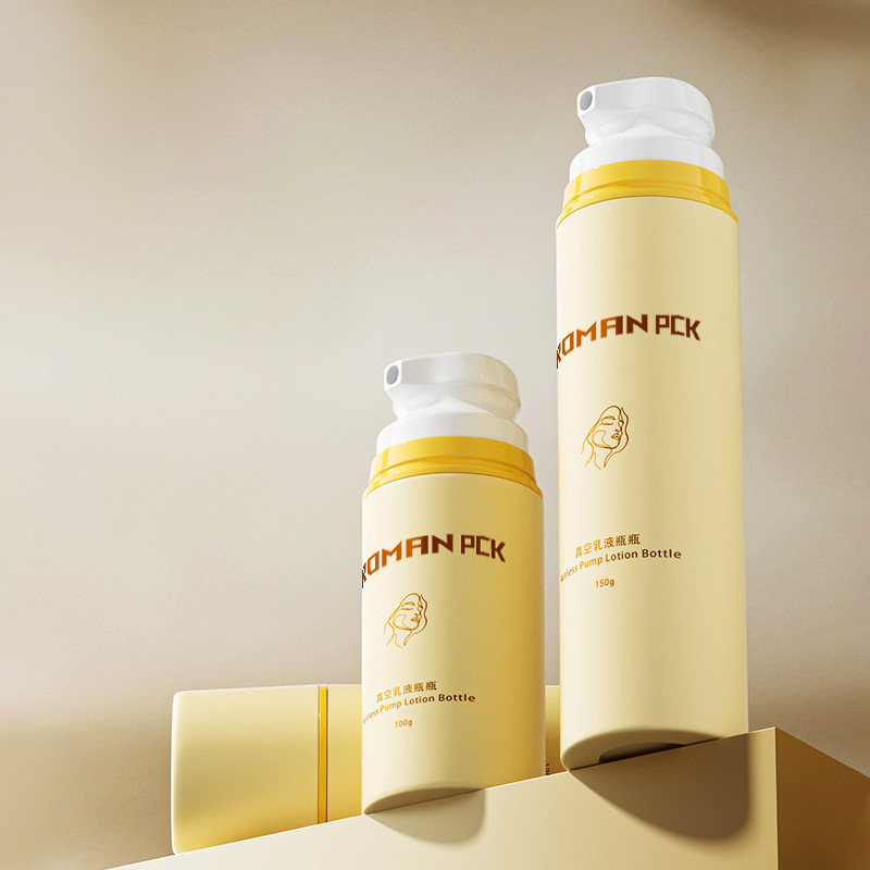 Bouteille à pompe en plastique pour bébé, 30ml, 50ml, 80ml, 100ml, blanc, jaune, mignon, pour Lotion sans air, pour crème pour le visage, Gel capillaire Bouteille à pompe en plastique pour bébé, 30ml, 50ml, 80ml, 100ml, blanc, jaune, mignon, pour Lotion sans air, pour crème pour le visage, Gel capillaire