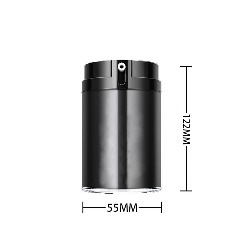 Bouteilles de crème solaire à pompe sans air Beige, 30ml, 50ml, pour soins de la peau, sérum, masque facial Bouteilles de crème solaire à pompe sans air Beige, 30ml, 50ml, pour soins de la peau, sérum, masque facial