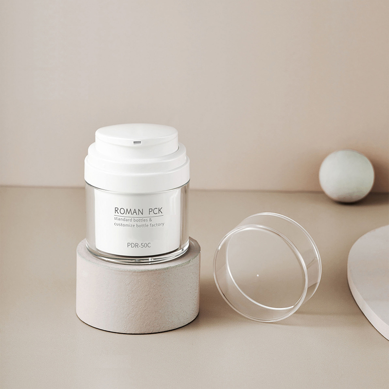 Bouteille sans air 30 ml 50 ml 50 ml 100 ml Bouteille sans air en acrylique pour soins de la peau Bouteille à pompe sans air pour crème solaire cosmétique, lotion de fond de teint Bouteille sans air 30 ml 50 ml 50 ml 100 ml Bouteille sans air en acrylique pour soins de la peau Bouteille à pompe sans air pour crème solaire cosmétique, lotion de fond de teint