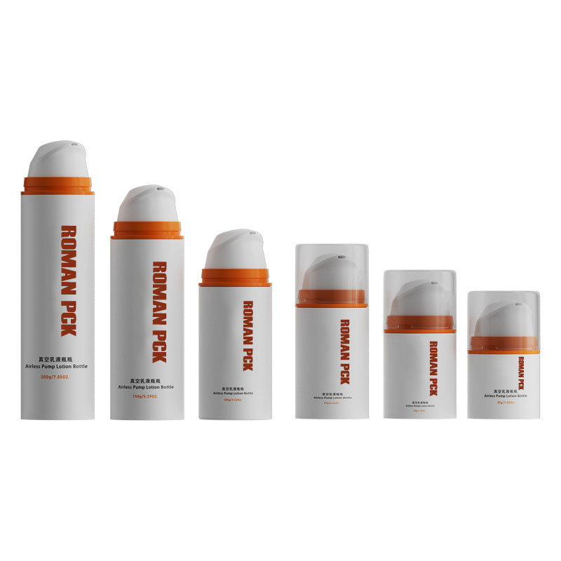 Bouteille cosmétique sans air série 30 ml 50 ml 100 ml bouteille à pompe sans air blanche Lotion sous vide Essence crème pour le visage bouteille sans air Bouteille cosmétique sans air série 30 ml 50 ml 100 ml bouteille à pompe sans air blanche Lotion sous vide Essence crème pour le visage bouteille sans air