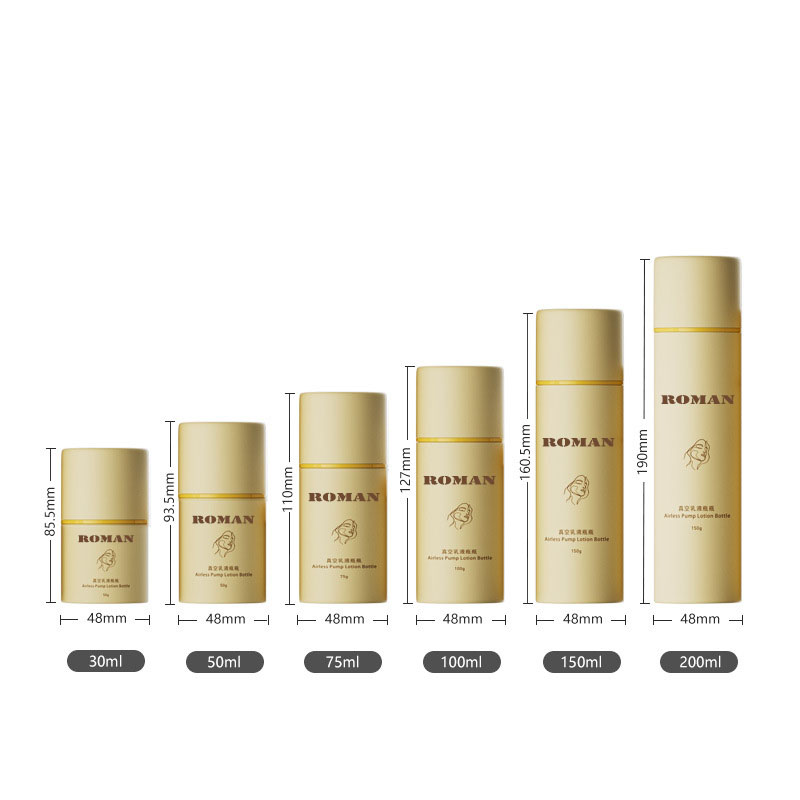 Fond de teint vide rechargeable, crème pour le visage, crème pour les yeux, ensemble de bouteilles à pompe sans air, emballage cosmétique de luxe Fond de teint vide rechargeable, crème pour le visage, crème pour les yeux, ensemble de bouteilles à pompe sans air, emballage cosmétique de luxe