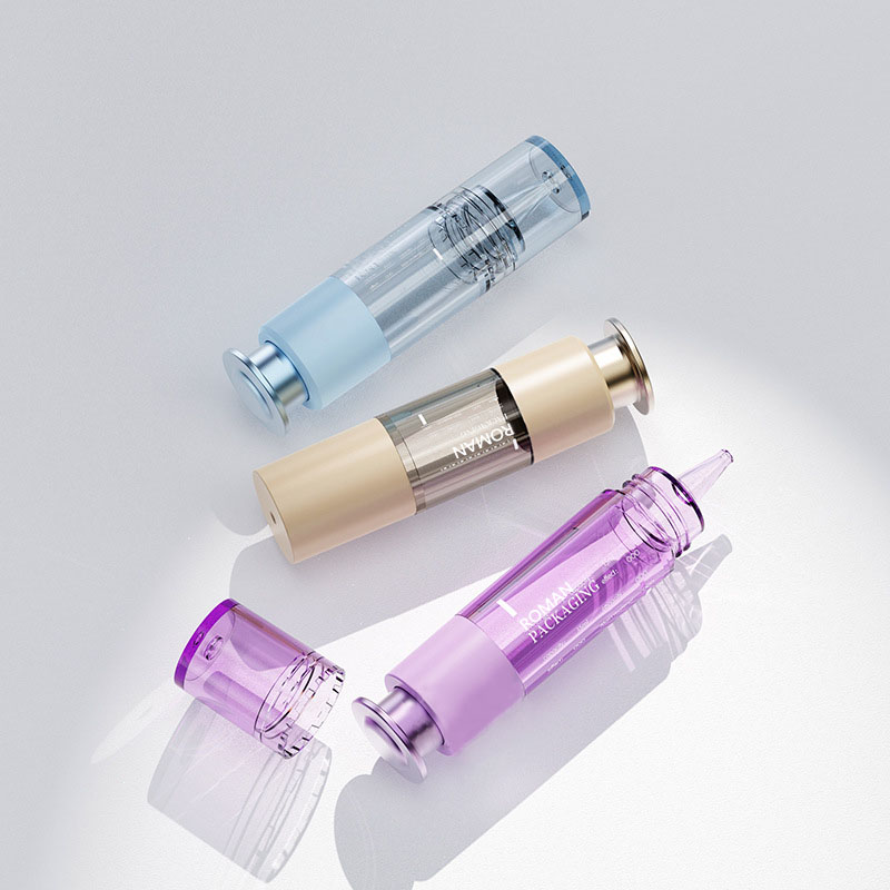 Seringue d'emballage cosmétique personnalisée, crème pour les yeux, cosmétiques, Lotion en plastique Portable, bouteille sans air, 10ml, 15ml, 20ml Seringue d'emballage cosmétique personnalisée, crème pour les yeux, cosmétiques, Lotion en plastique Portable, bouteille sans air, 10ml, 15ml, 20ml