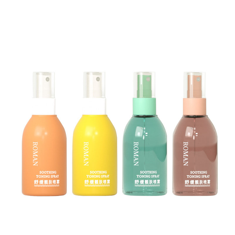 Bouteille de pulvérisation en plastique de 100 ml 120 ml 150 ml avec presse à brume fine inventaire recharge de toner bouteille de voyage pour parfum lotion crème cosmétiques Bouteille de pulvérisation en plastique de 100 ml 120 ml 150 ml avec presse à brume fine inventaire recharge de toner bouteille de voyage pour parfum lotion crème cosmétiques