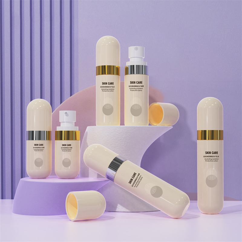 Bouteille en plastique Beige 40ml 60ml 80ml, conteneurs de pulvérisation d'alcool pour soins de la peau, brume capillaire, bouteille de pulvérisation de protection solaire continue Bouteille en plastique Beige 40ml 60ml 80ml, conteneurs de pulvérisation d'alcool pour soins de la peau, brume capillaire, bouteille de pulvérisation de protection solaire continue