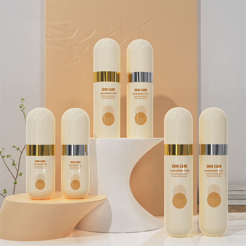 Vide Fine Mist Gold Silver Edge PET 40 ml 60 ml 80 ml 100 ml Flacon pulvérisateur en plastique beige avec couvercle rond pour emballage cosmétique pour le visage Vide Fine Mist Gold Silver Edge PET 40 ml 60 ml 80 ml 100 ml Flacon pulvérisateur en plastique beige avec couvercle rond pour emballage cosmétique pour le visage