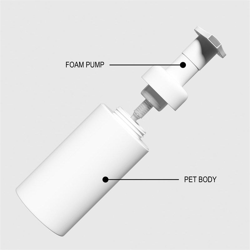 Bouteille PET blanche avec pompe à mousse blanche, pour savons moussants et produits de soins capillaires, emballage cosmétique, 100ml, 120ml, 150ml, 200ml, 300ml Bouteille PET blanche avec pompe à mousse blanche, pour savons moussants et produits de soins capillaires, emballage cosmétique, 100ml, 120ml, 150ml, 200ml, 300ml