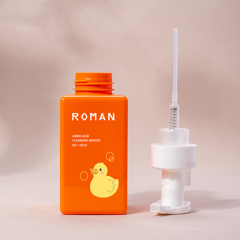 Bouteille carrée de Mousse nettoyante pour soins de la peau, shampoing pour cils, emballage de produits de toilette d'hôtel, 250Ml, 300ml, 450Ml, 500ml, 650Ml Bouteille carrée de Mousse nettoyante pour soins de la peau, shampoing pour cils, emballage de produits de toilette d'hôtel, 250Ml, 300ml, 450Ml, 500ml, 650Ml