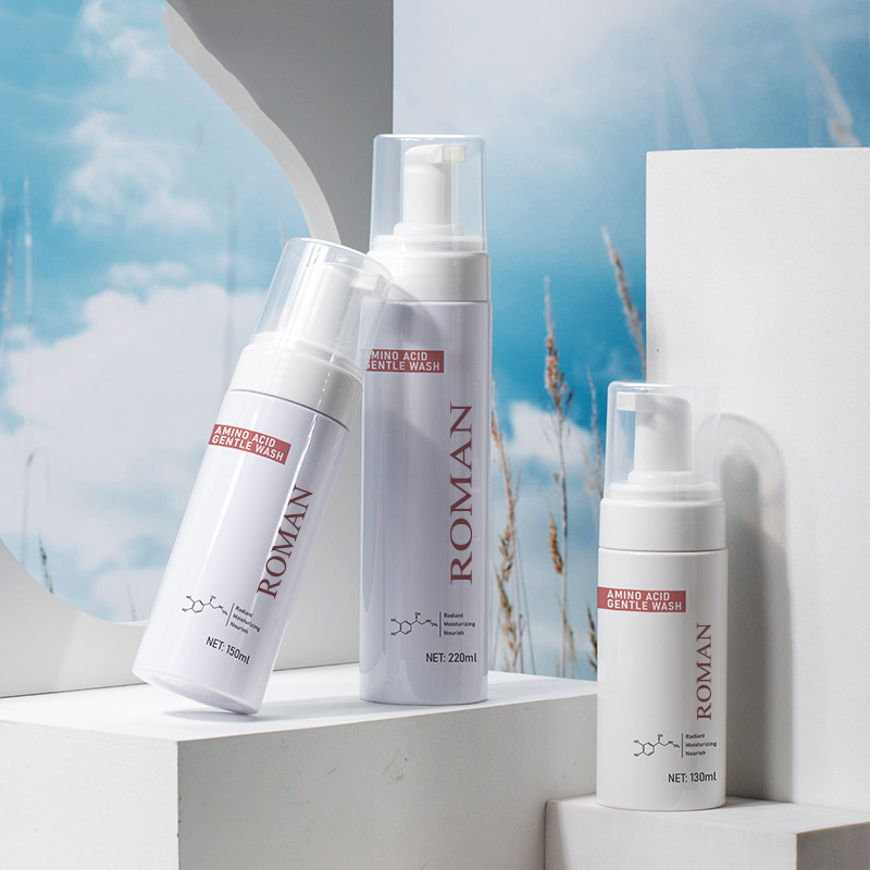 Bouteille à pompe en plastique pour savon moussant pour les mains, distributeur de mousse, pour soins du visage, nettoyant doux, 100ML, 120ML, 150ML, 200ML