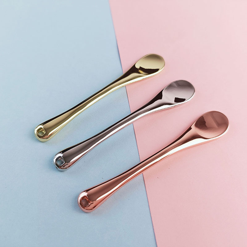 Mini cuillère à crème pour les yeux réutilisable en alliage de Zinc, 3 couleurs, spatule de maquillage pour Application de crème pour les yeux Mini cuillère à crème pour les yeux réutilisable en alliage de Zinc, 3 couleurs, spatule de maquillage pour Application de crème pour les yeux