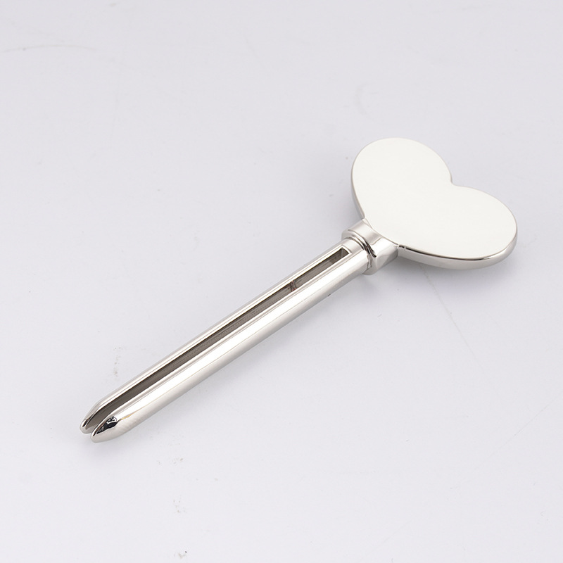 Distributeur de dentifrice en métal, nettoyant pour le visage, presse-Tube de dentifrice, en forme de clé, pour cosmétiques