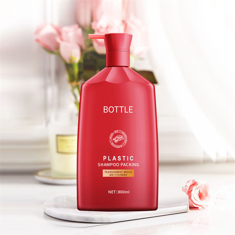 Bouteille plate ovale givrée en plastique PET, pour Lotion, shampoing, Gel douche, crème pour le visage, avec joint de pompe, 500ml, 800ml Bouteille plate ovale givrée en plastique PET, pour Lotion, shampoing, Gel douche, crème pour le visage, avec joint de pompe, 500ml, 800ml