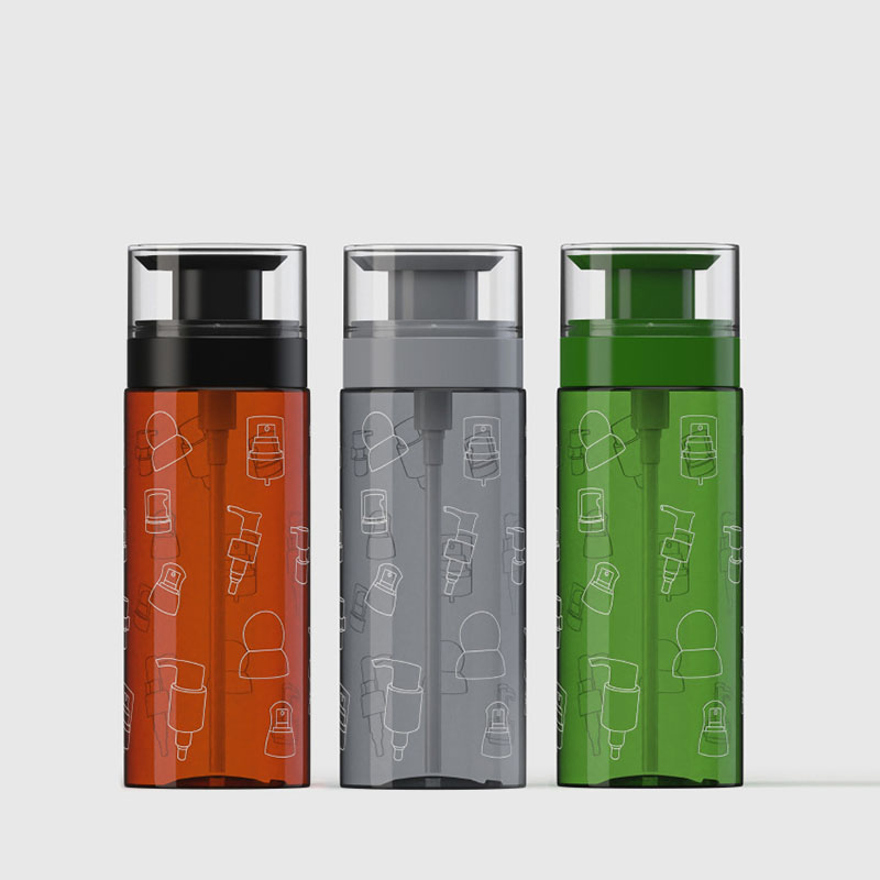 Bouteilles en plastique avec distributeur à pompe, grand cylindre vide transparent ambre rechargeable pour shampoing, après-shampooing, lotion, huiles Bouteilles en plastique avec distributeur à pompe, grand cylindre vide transparent ambre rechargeable pour shampoing, après-shampooing, lotion, huiles