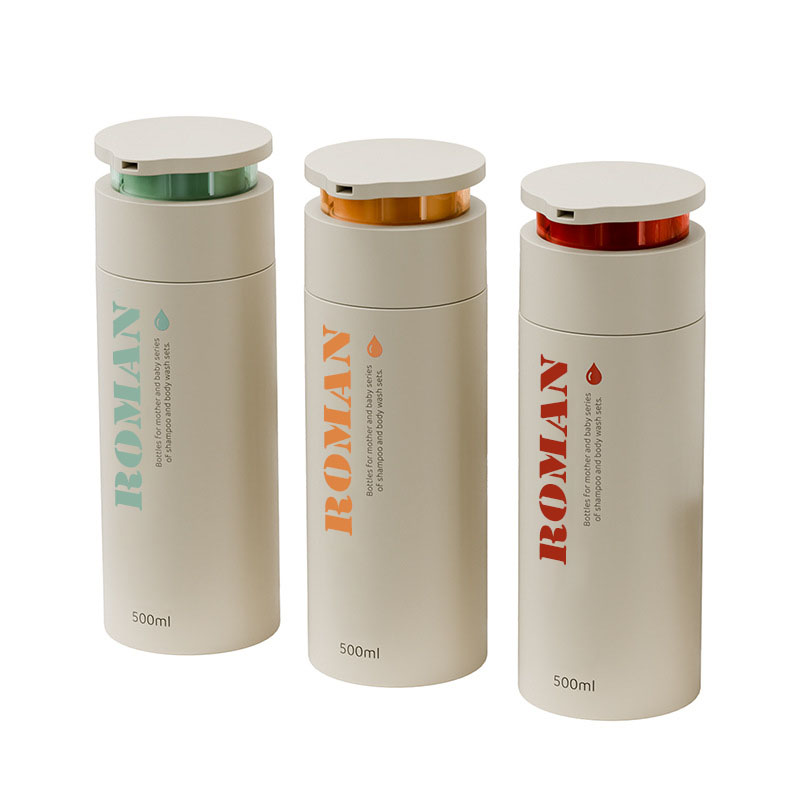 Bouteille de crème de soin de peau d'épaule plate ronde 150 ml 200 ml 300 ml 500 ml Emballage de conditionneur de lotion pour bébé Bouteilles de crème pour les mains de shampooing et de lavage du corps Bouteille de crème de soin de peau d'épaule plate ronde 150 ml 200 ml 300 ml 500 ml Emballage de conditionneur de lotion pour bébé Bouteilles de crème pour les mains de shampooing et de lavage du corps
