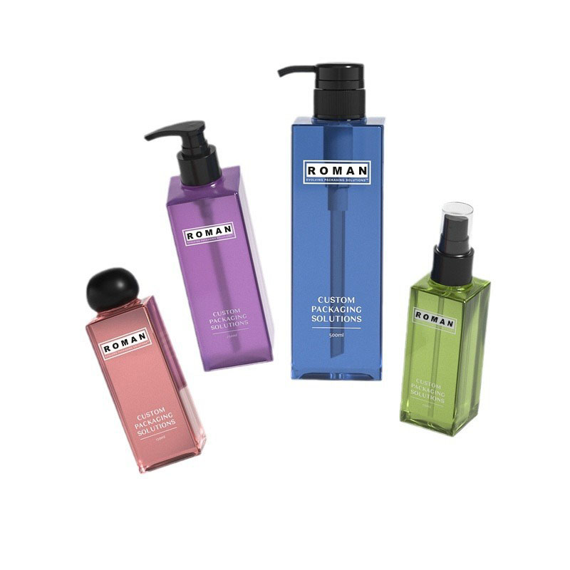 Bouteilles de lotion cosmétique givrées transparentes carrées en plastique de qualité supérieure de 200 ml 250 ml pour sérum de soin de la peau Emballage de toner de qualité supérieure avec bouchon à vis en forme de boule Bouteilles de lotion cosmétique givrées transparentes carrées en plastique de qualité supérieure de 200 ml 250 ml pour sérum de soin de la peau Emballage de toner de qualité supérieure avec bouchon à vis en forme de boule