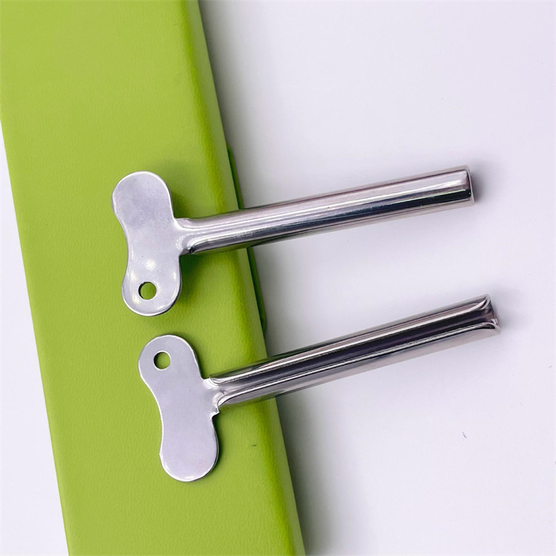 Distributeur de dentifrice en métal en acier inoxydable argenté en forme de clé annulaire, presse-Tube de crème pour le visage Distributeur de dentifrice en métal en acier inoxydable argenté en forme de clé annulaire, presse-Tube de crème pour le visage