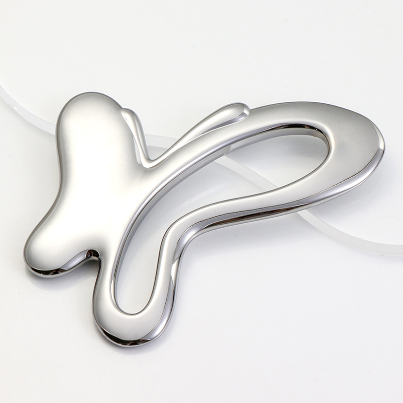 Outil Gua Sha en alliage de Zinc papillon, outils de beauté portables, bâton de crème pour les yeux, masseur Outil Gua Sha en alliage de Zinc papillon, outils de beauté portables, bâton de crème pour les yeux, masseur