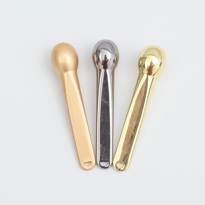 Bâtonnets de Massage pour crème pour les yeux en métal, spatules cosmétiques, masque Facial, cuillère, spatule de mélange, cuillère, outils de maquillage en alliage Anti-rides