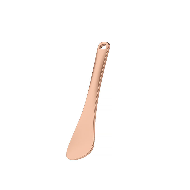 Mini spatule de cuillère cosmétique de mélange de maquillage en métal Mini spatule de cuillère cosmétique de mélange de maquillage en métal