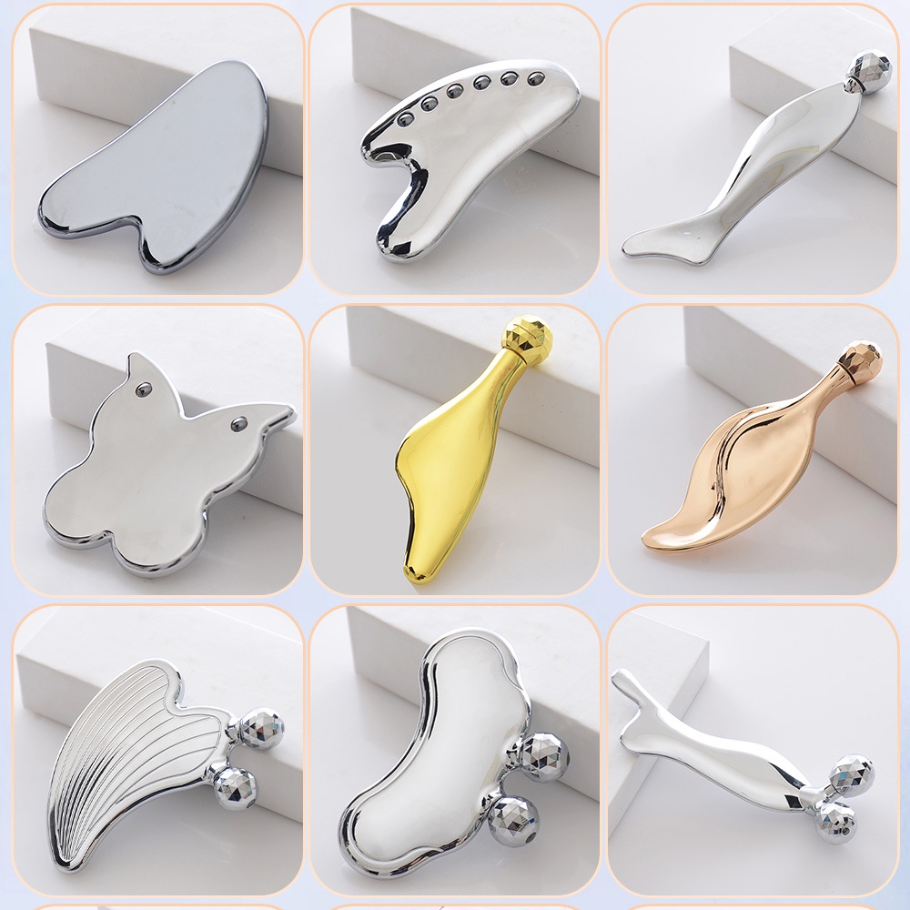 Bâton de Massage des yeux pour se détendre, Anti-âge, boule à tête unique, outil de Massage corporel en métal, rouleau Facial en forme de dauphin, nouvel arrivage Bâton de Massage des yeux pour se détendre, Anti-âge, boule à tête unique, outil de Massage corporel en métal, rouleau Facial en forme de dauphin, nouvel arrivage