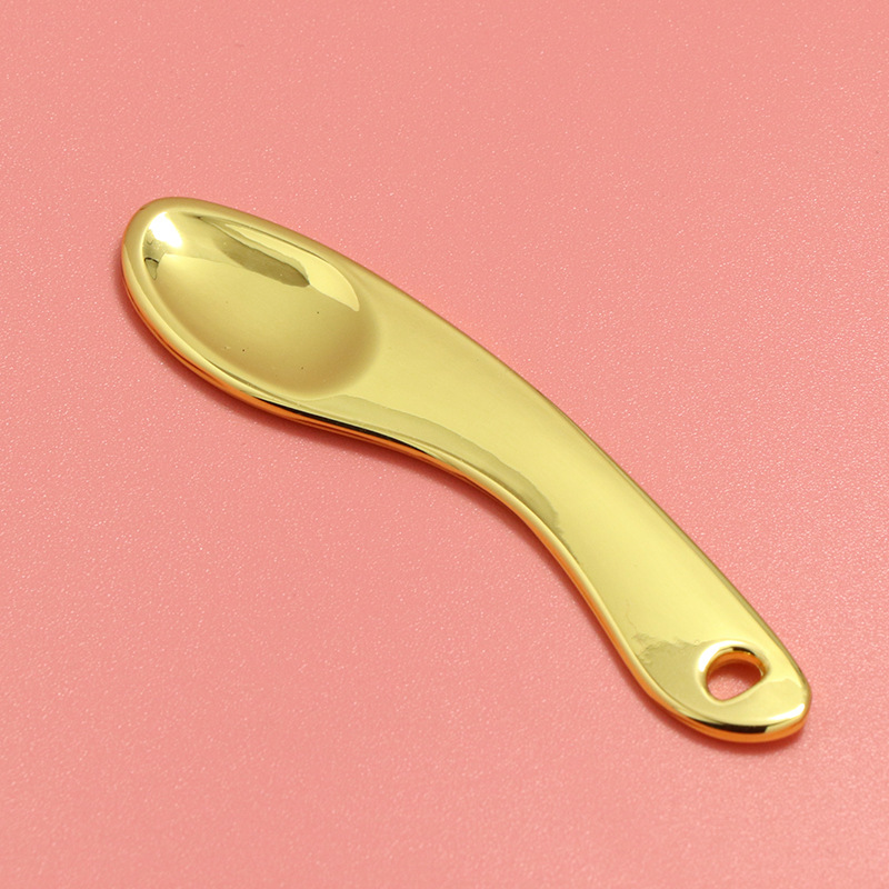 Petite spatule cosmétique en métal pour soins de la peau, cuillère pour masque Facial, crème pour le visage Petite spatule cosmétique en métal pour soins de la peau, cuillère pour masque Facial, crème pour le visage